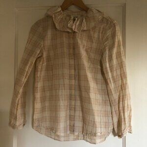 Toast UK Ruffle Collar Blouse